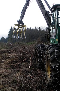 flaechenraeumung harvester